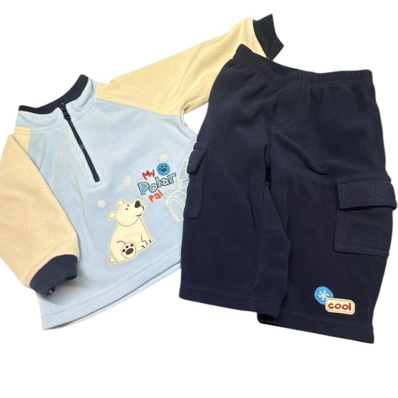 Carter's Other - Carter’s Polar Bear Fleece Outfit (Size 3–6 Months)